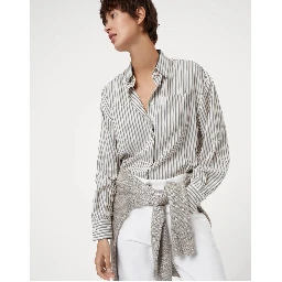 Multicolor Silk Pattern Shirt