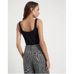 Black Cotton T-Shirt