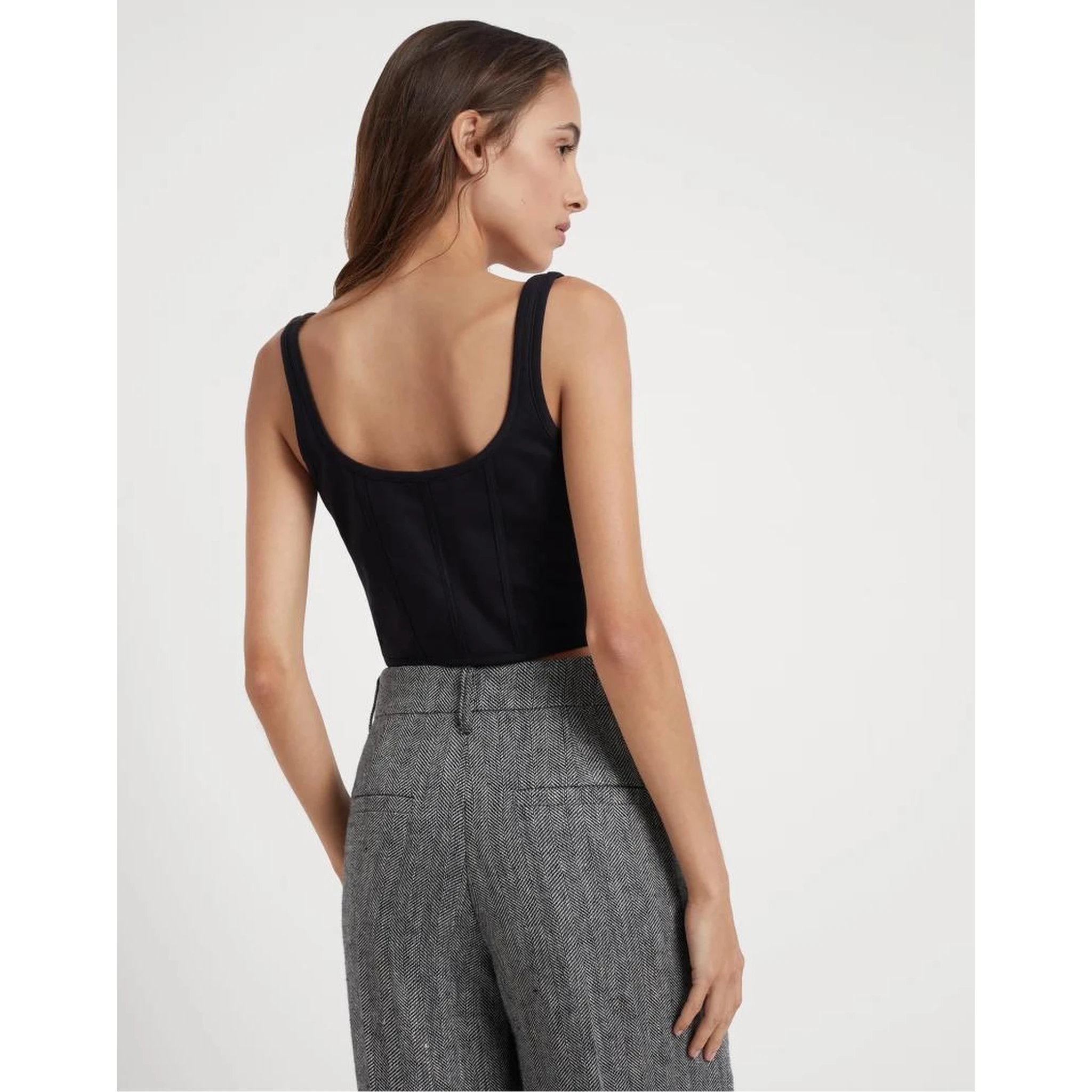 Black Cotton T-Shirt
