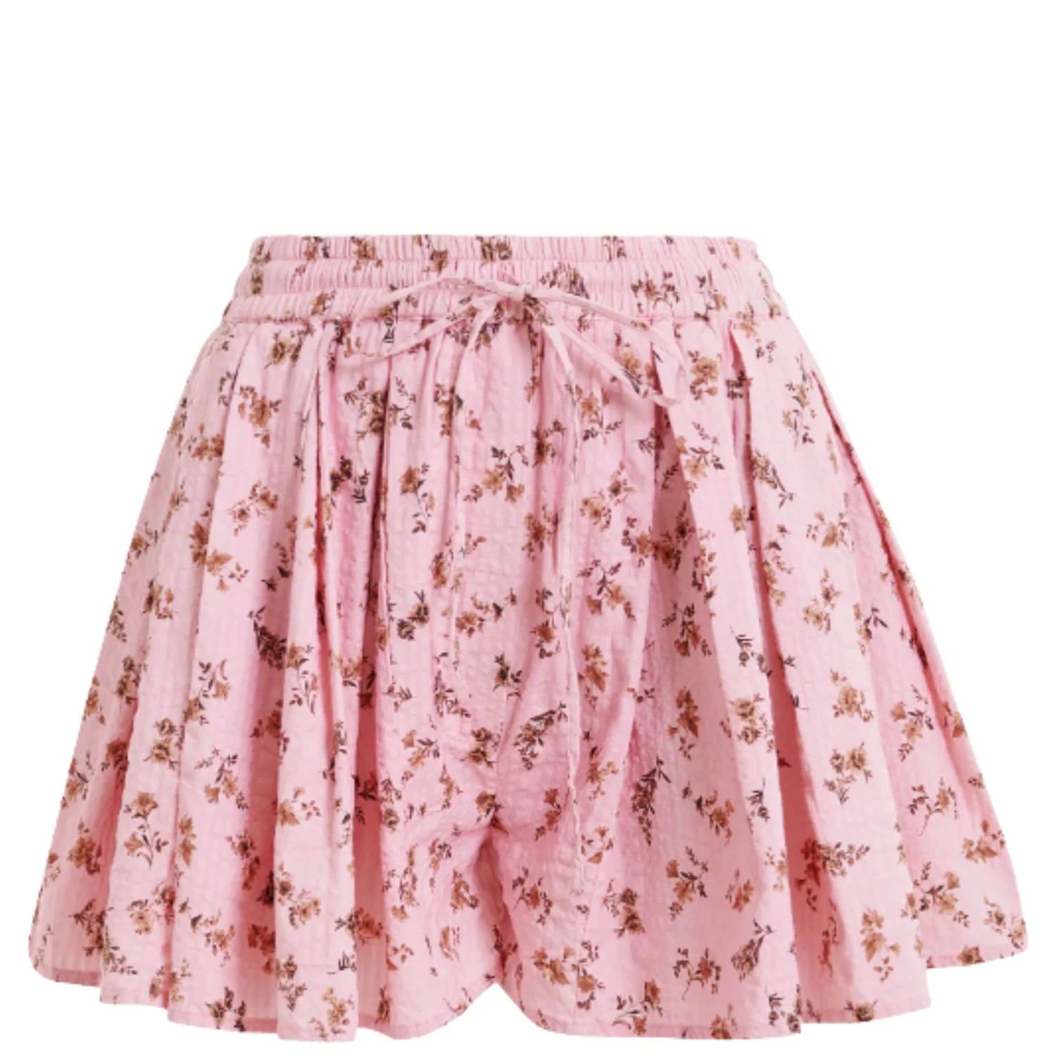 JITTERY PLEATED MINI SHORTS