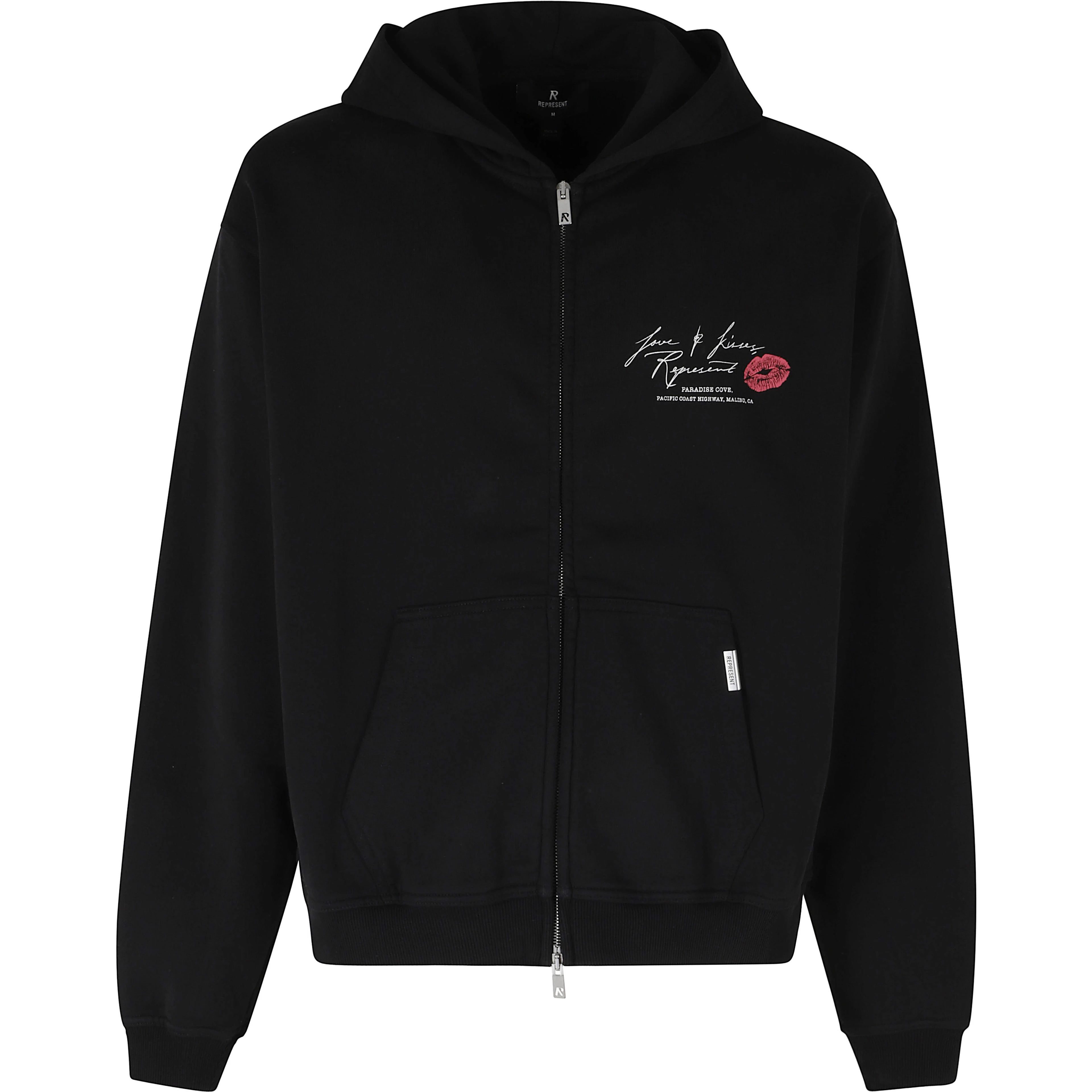 LOVE AND KISSES ZIP THROUGH HOODIE