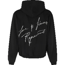 LOVE AND KISSES ZIP THROUGH HOODIE