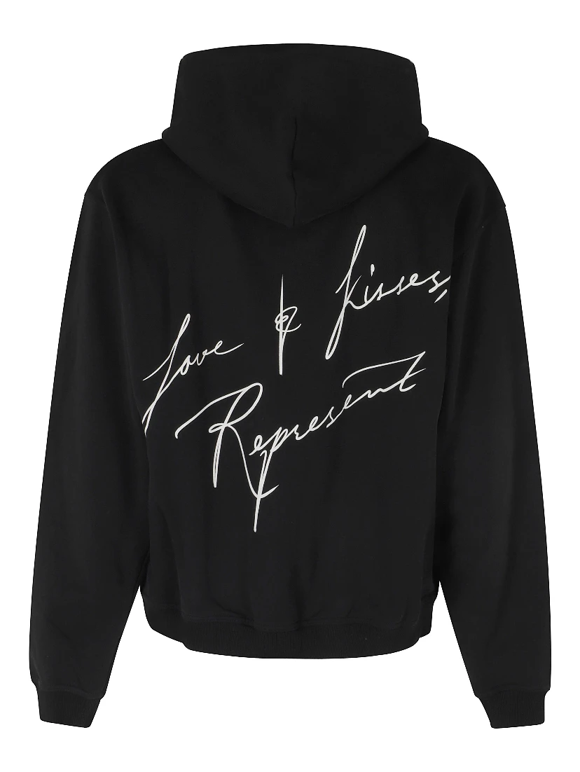 LOVE AND KISSES ZIP THROUGH HOODIE