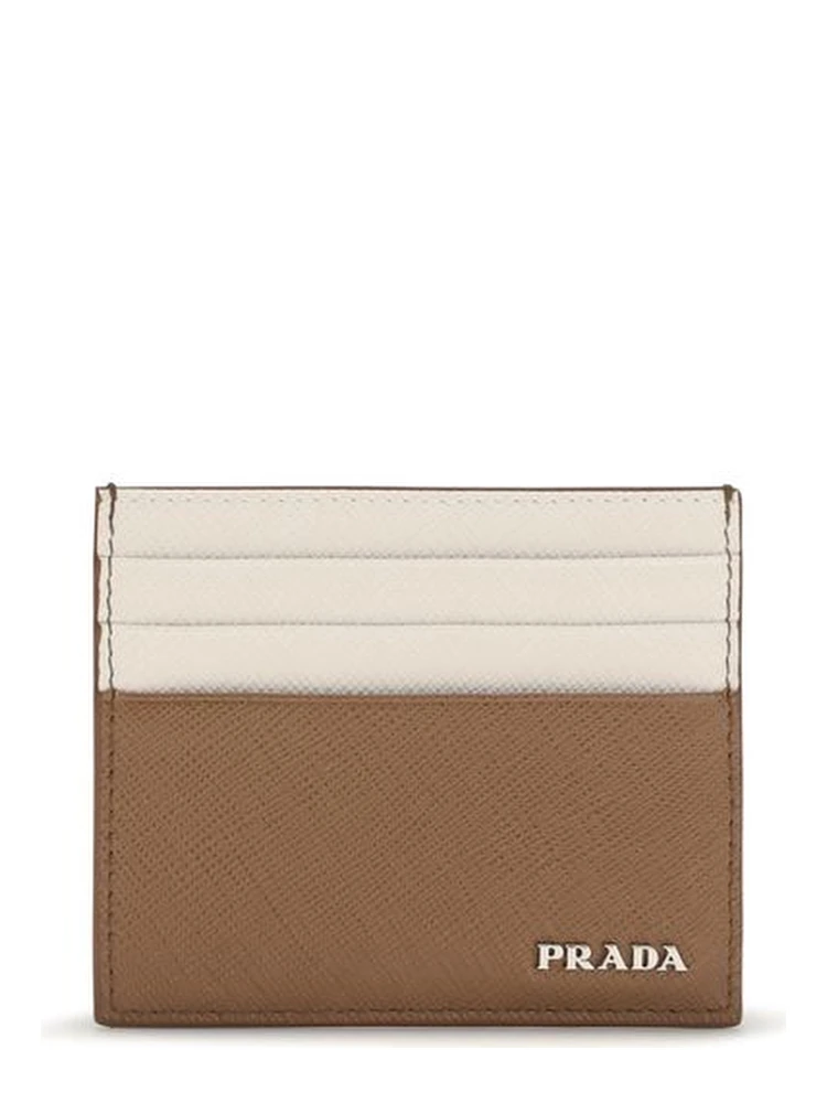 Beige Calf Leather Bos Taurus Wallet