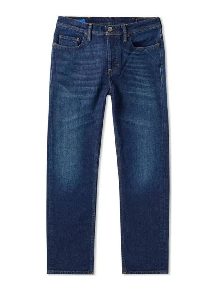 Blue Cotton Skinny Jeans