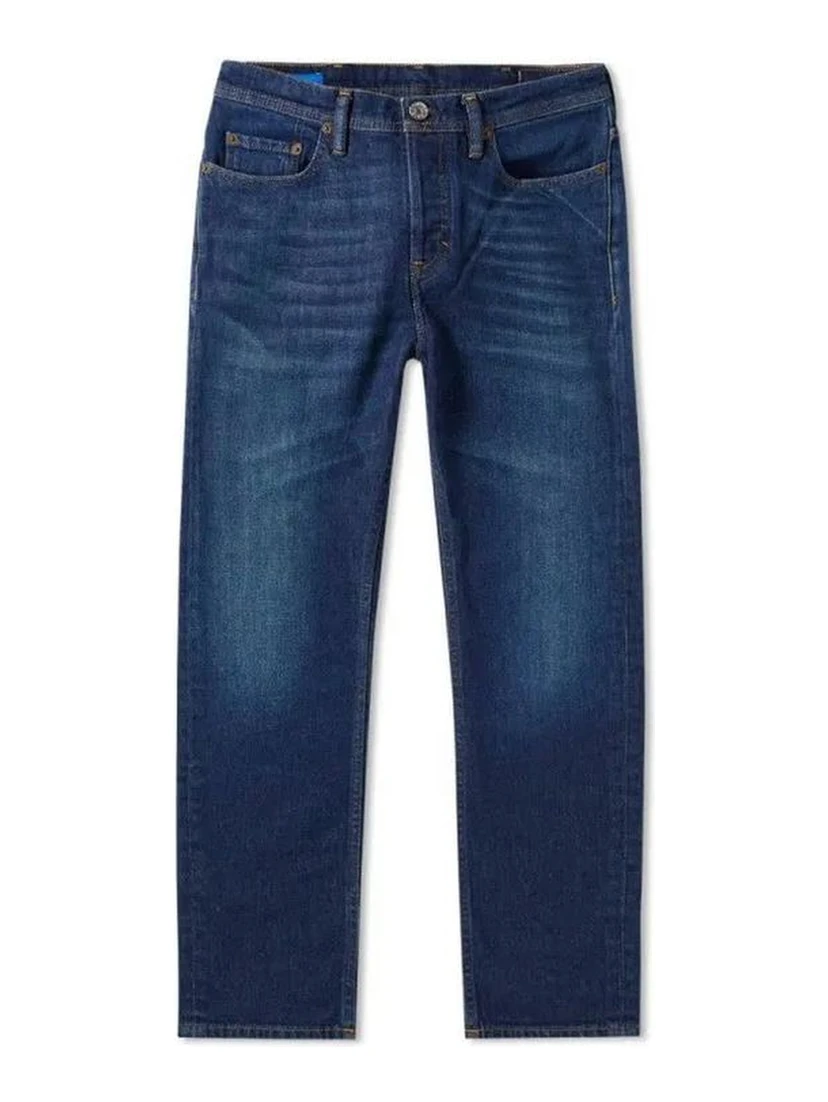 Blue Cotton Skinny Jeans