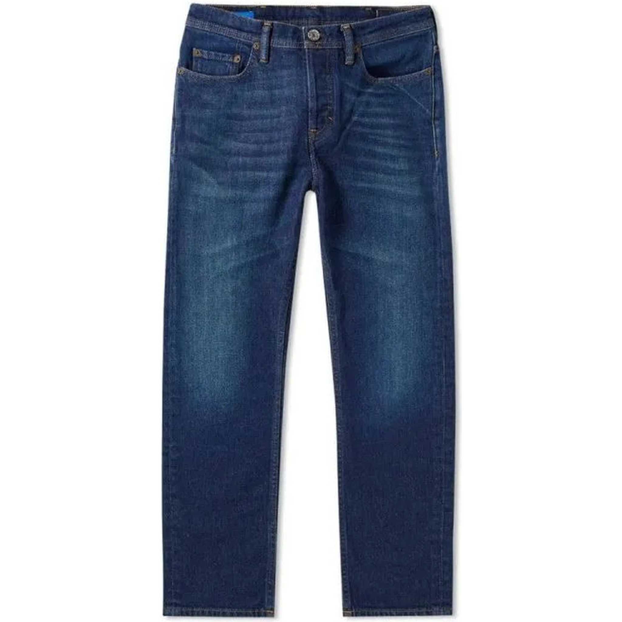 Blue Cotton Skinny Jeans