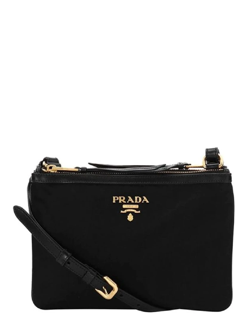 Black Nylon Crossbody Bag