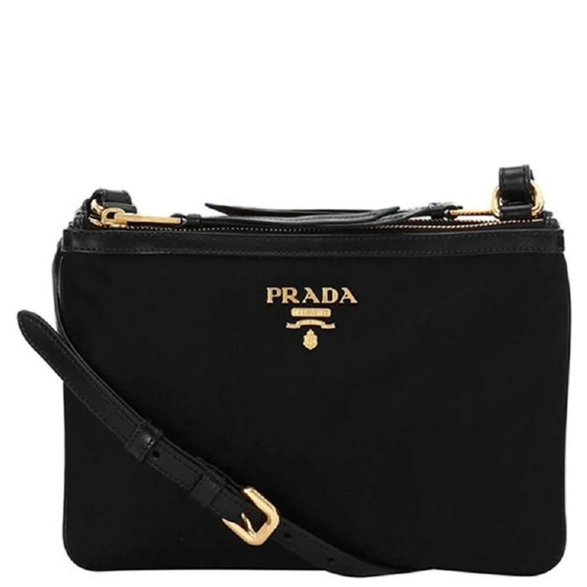 Black Nylon Crossbody Bag