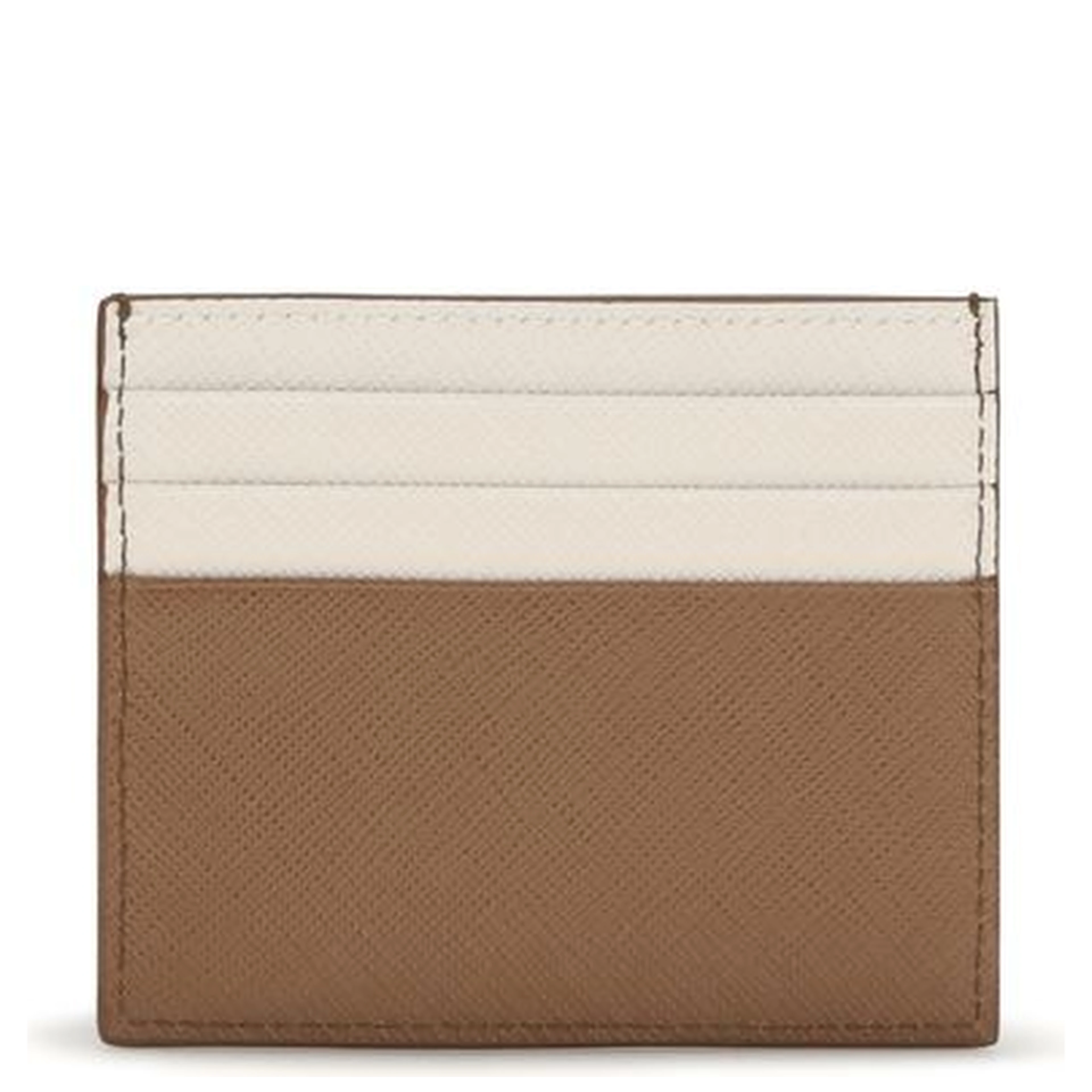 Beige Calf Leather Bos Taurus Wallet