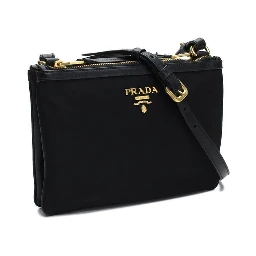 Black Nylon Crossbody Bag