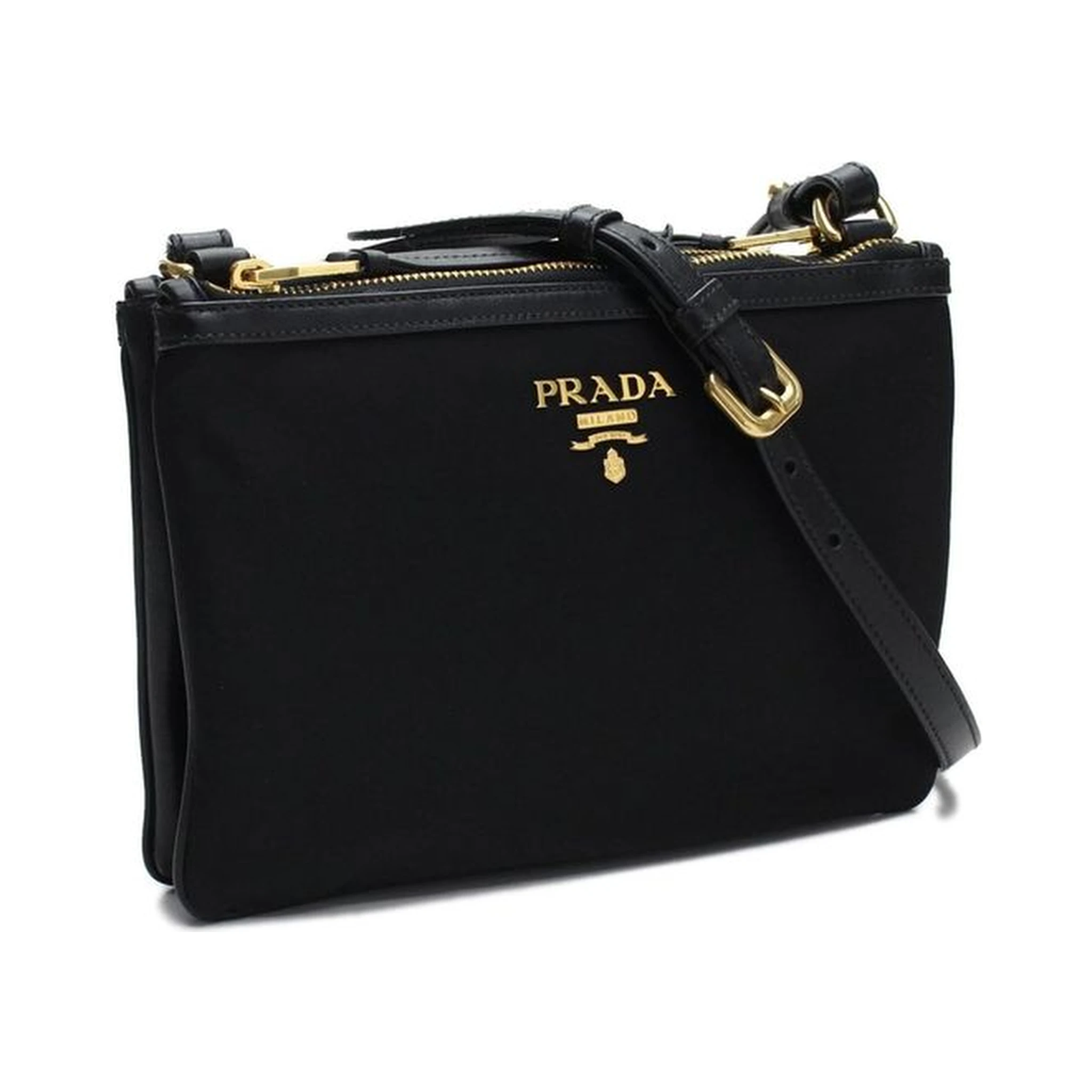 Black Nylon Crossbody Bag