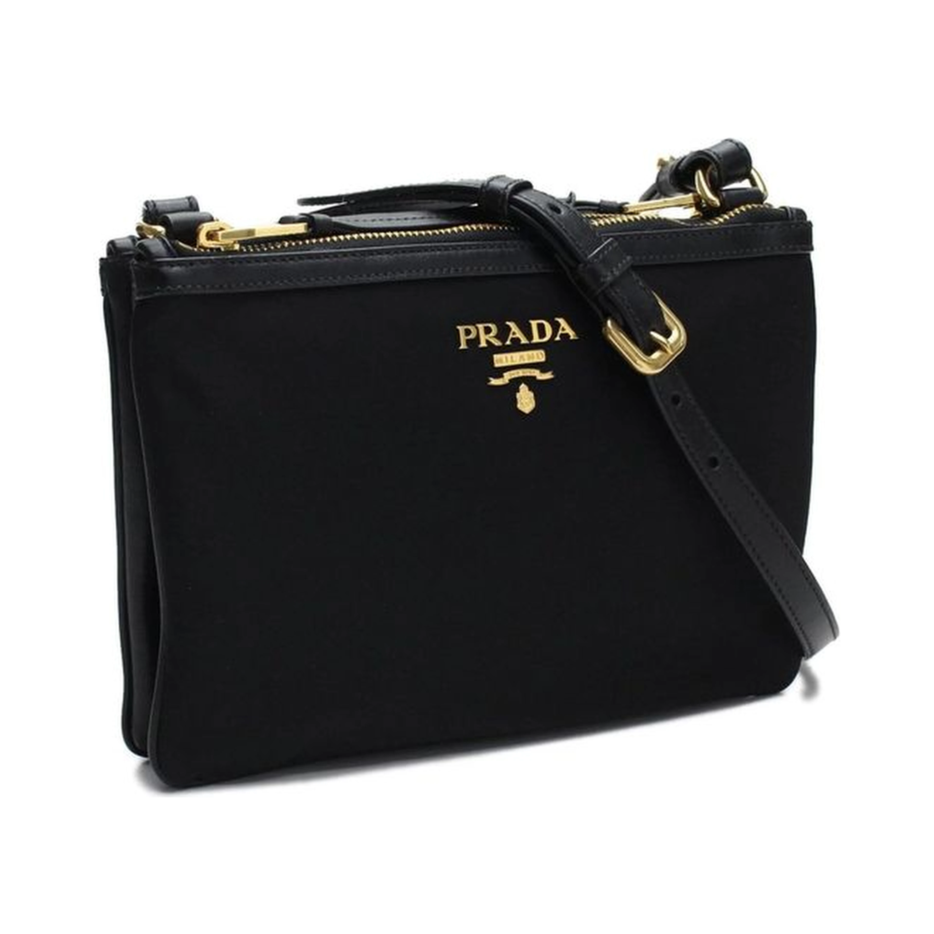 Black Nylon Crossbody Bag