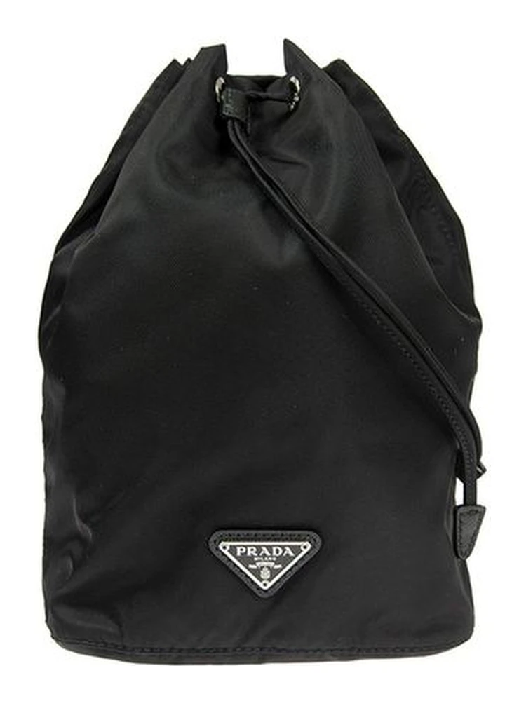 Black Nylon Handbag