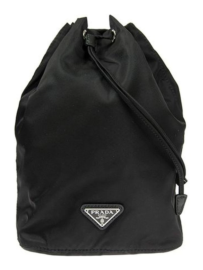 Black Nylon Handbag