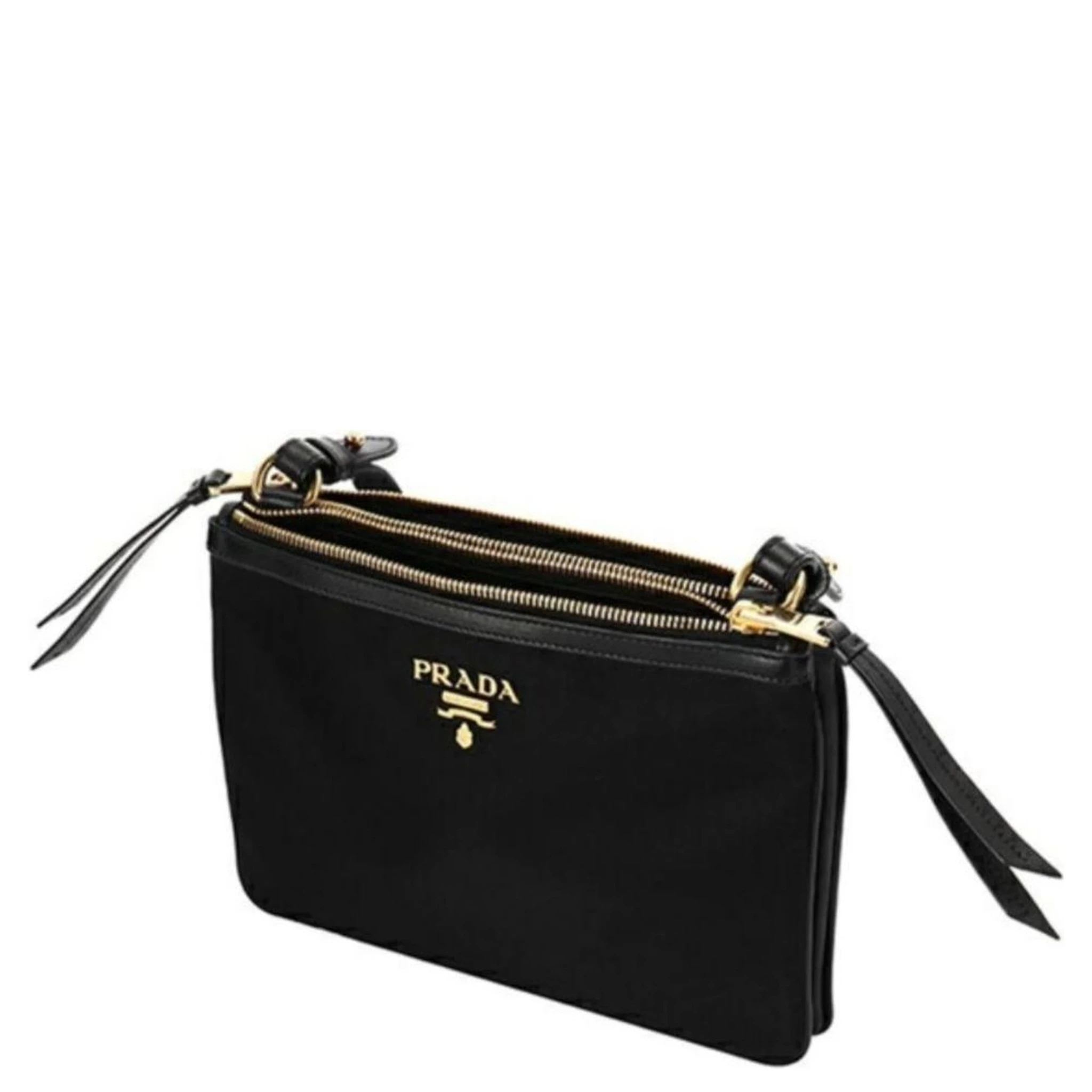 Black Nylon Crossbody Bag