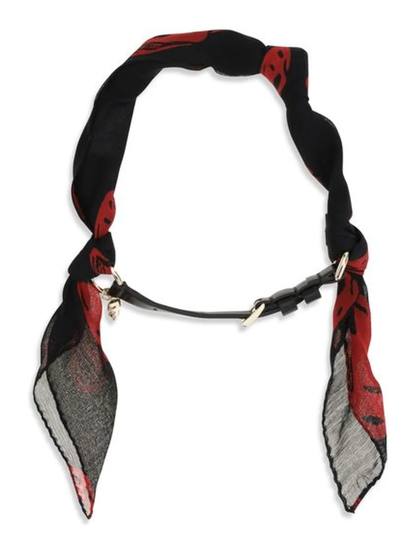 Black Silk Scarf