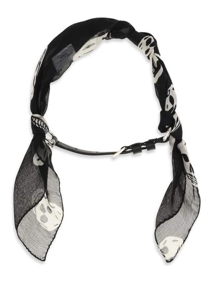 Black Silk Scarf