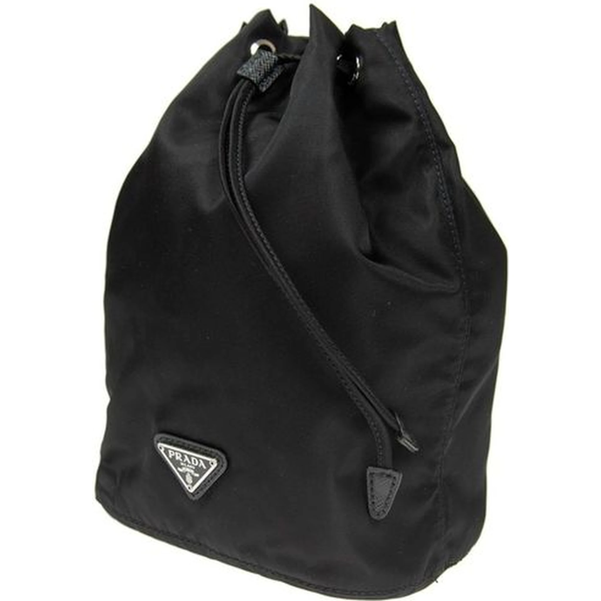 Black Nylon Handbag