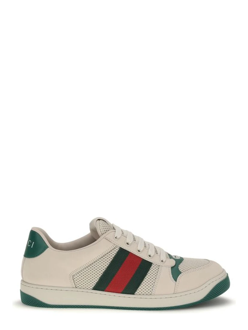 Beige Fabric Low Top Sneakers