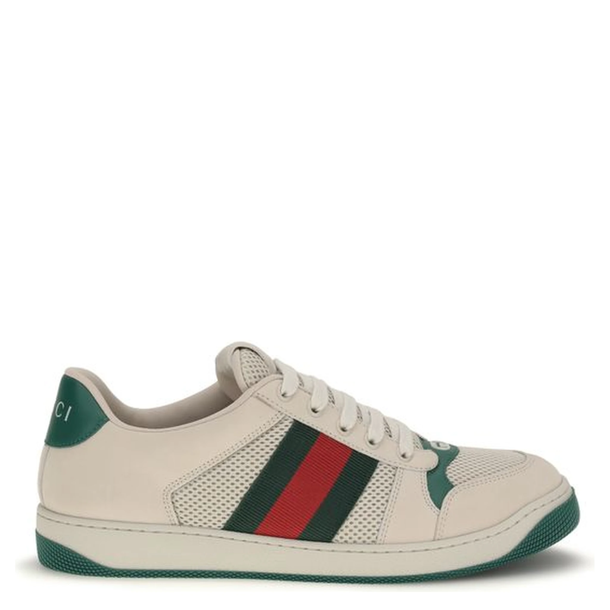 Beige Fabric Low Top Sneakers