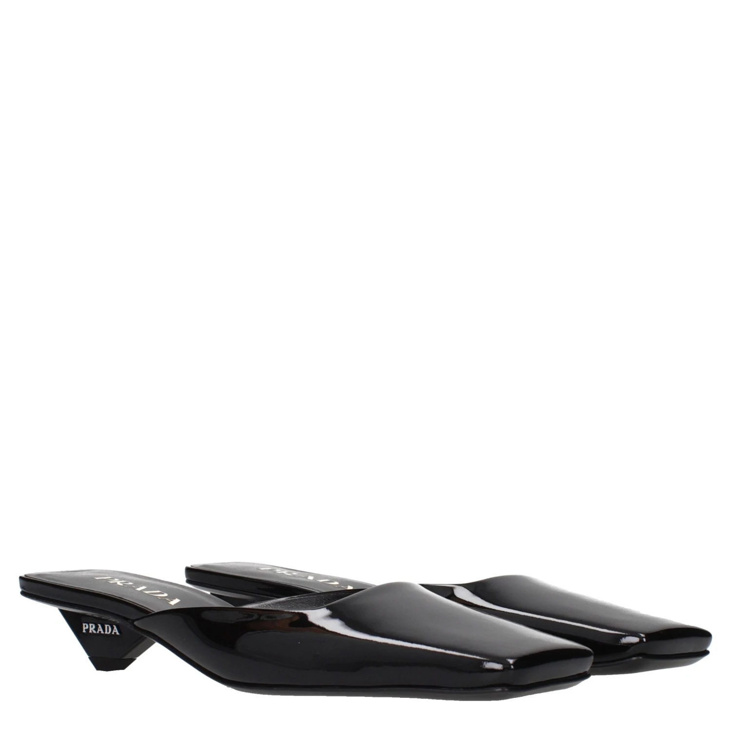Black Leather Flat Sandals