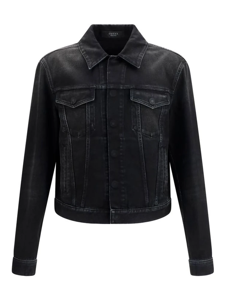 Blue Cotton Denim Jacket