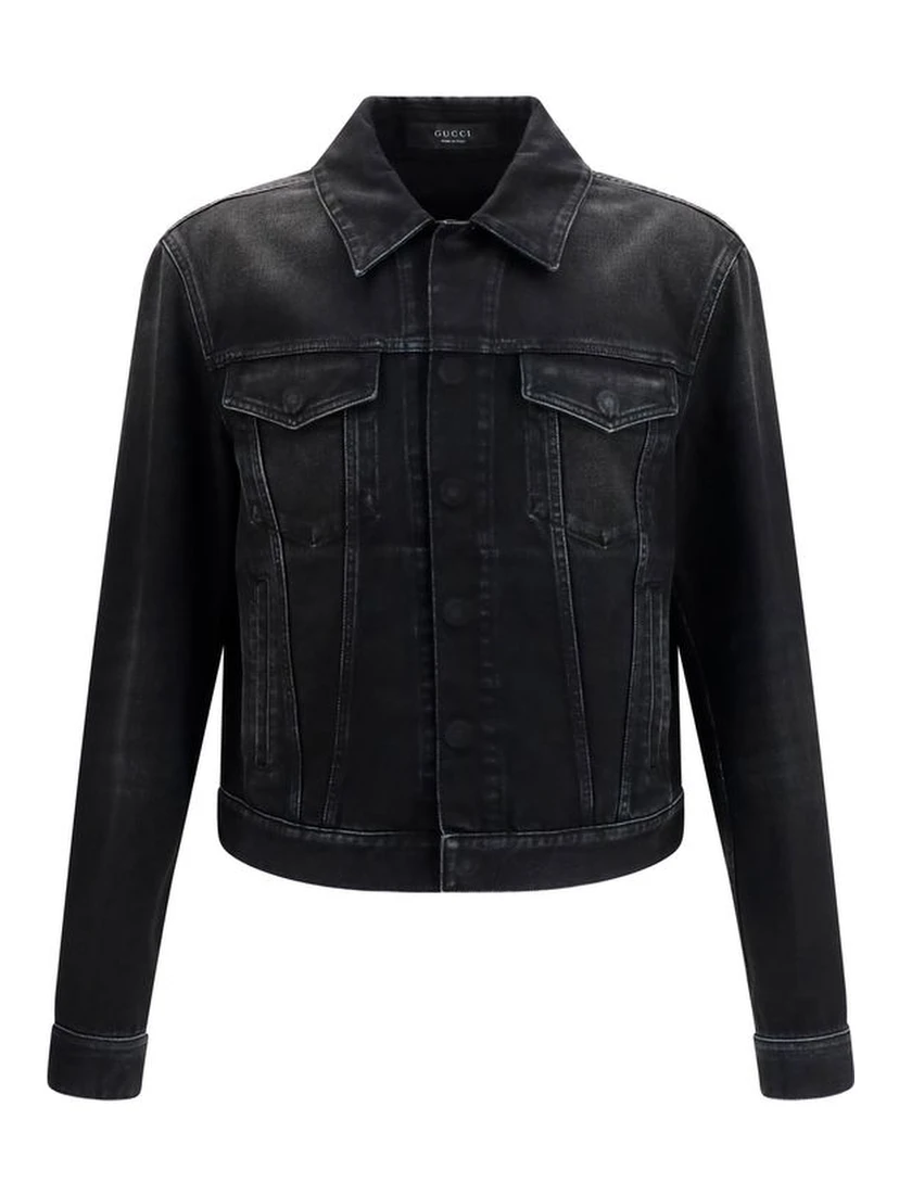 Blue Cotton Denim Jacket