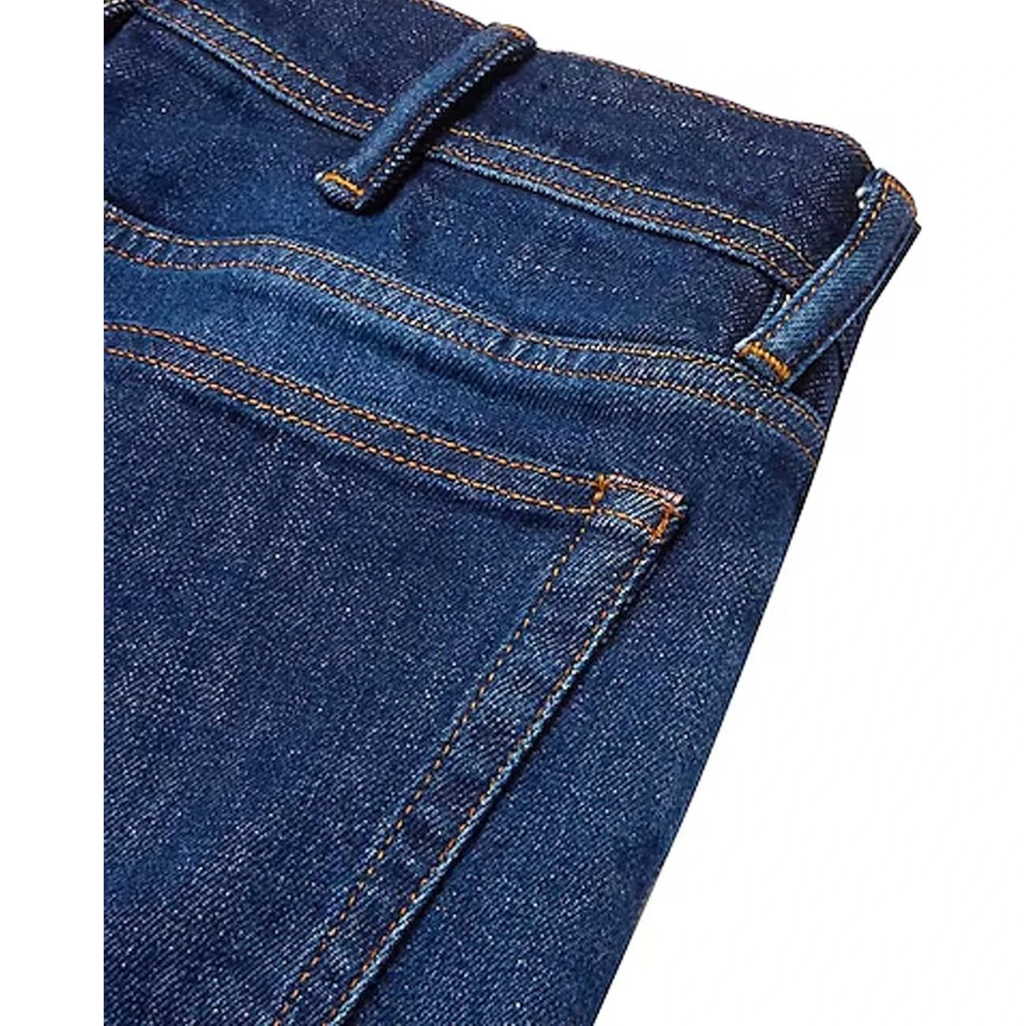 Blue Cotton Skinny Jeans