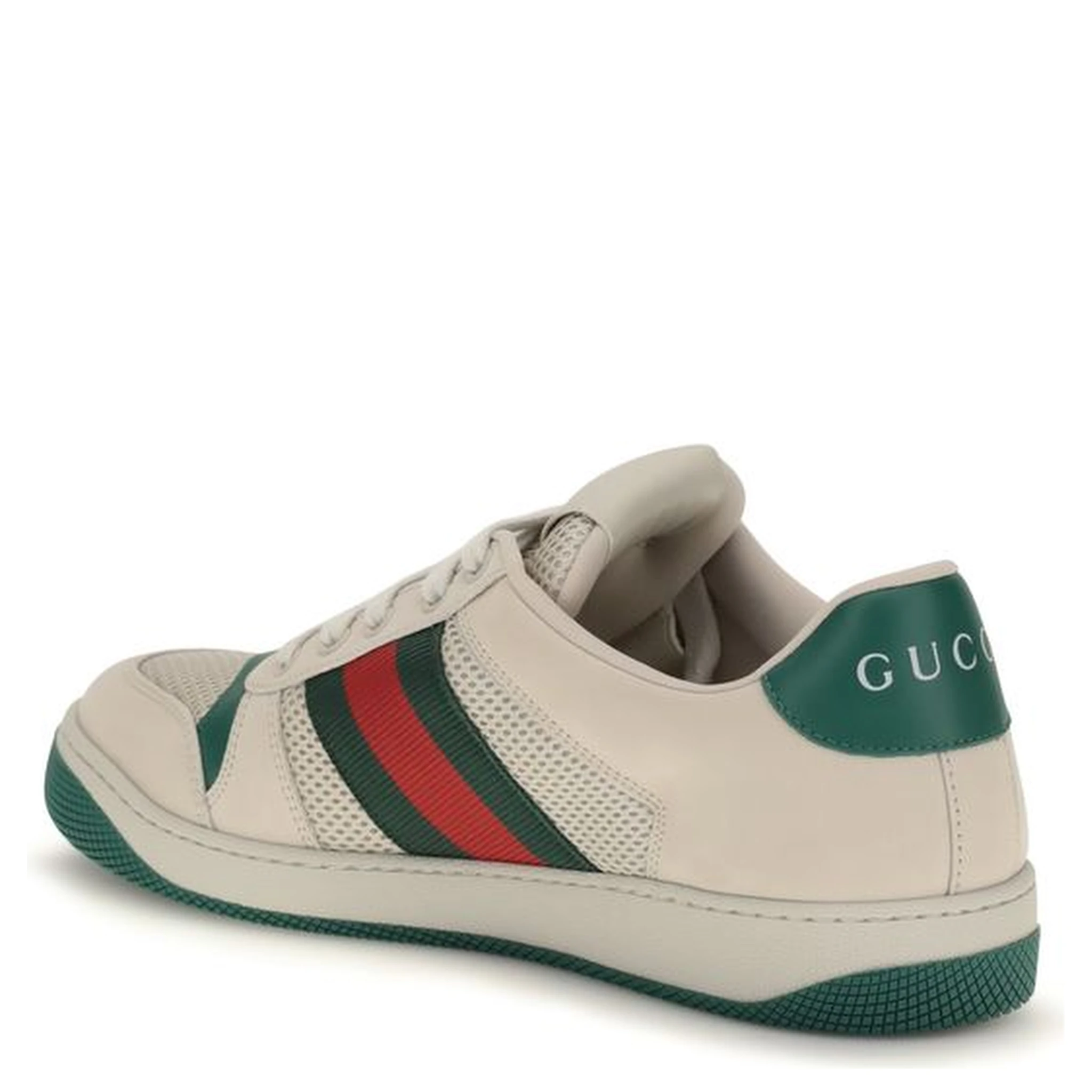 Beige Fabric Low Top Sneakers