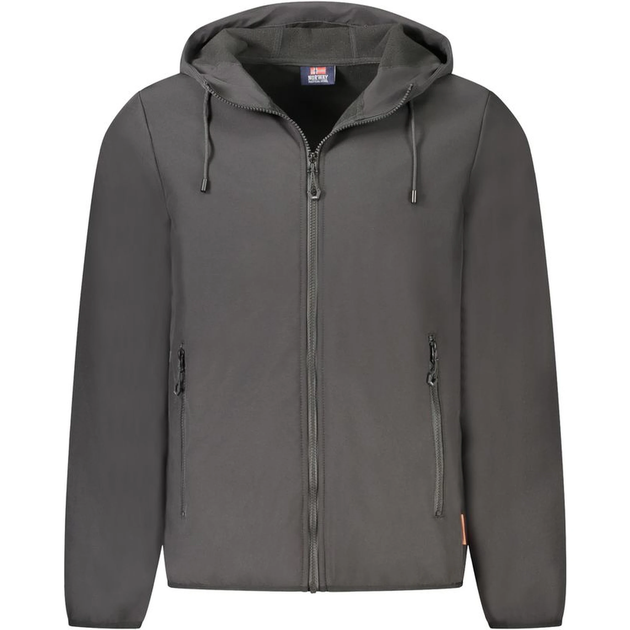 Black Polyester Men's Jacket