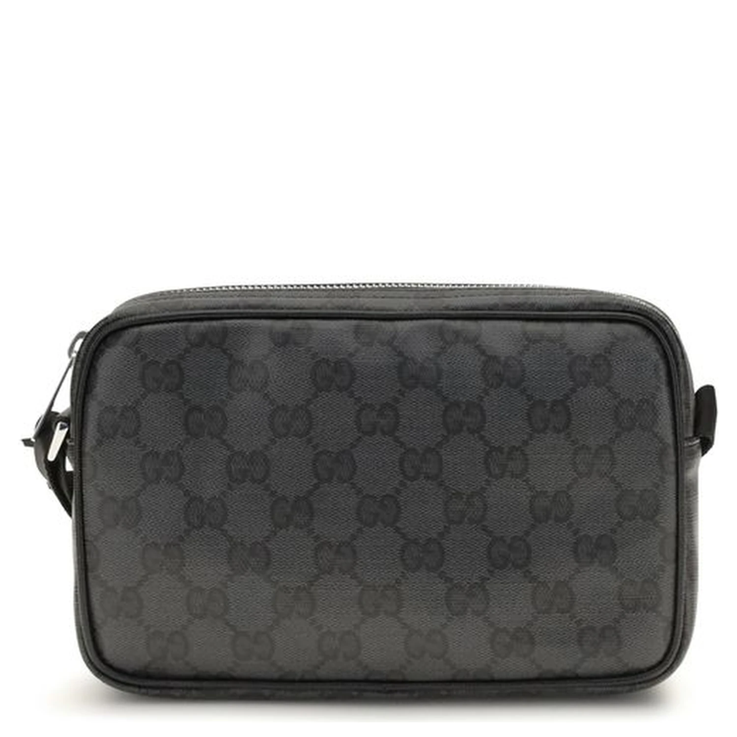 Black Fabric Shoulder Bag
