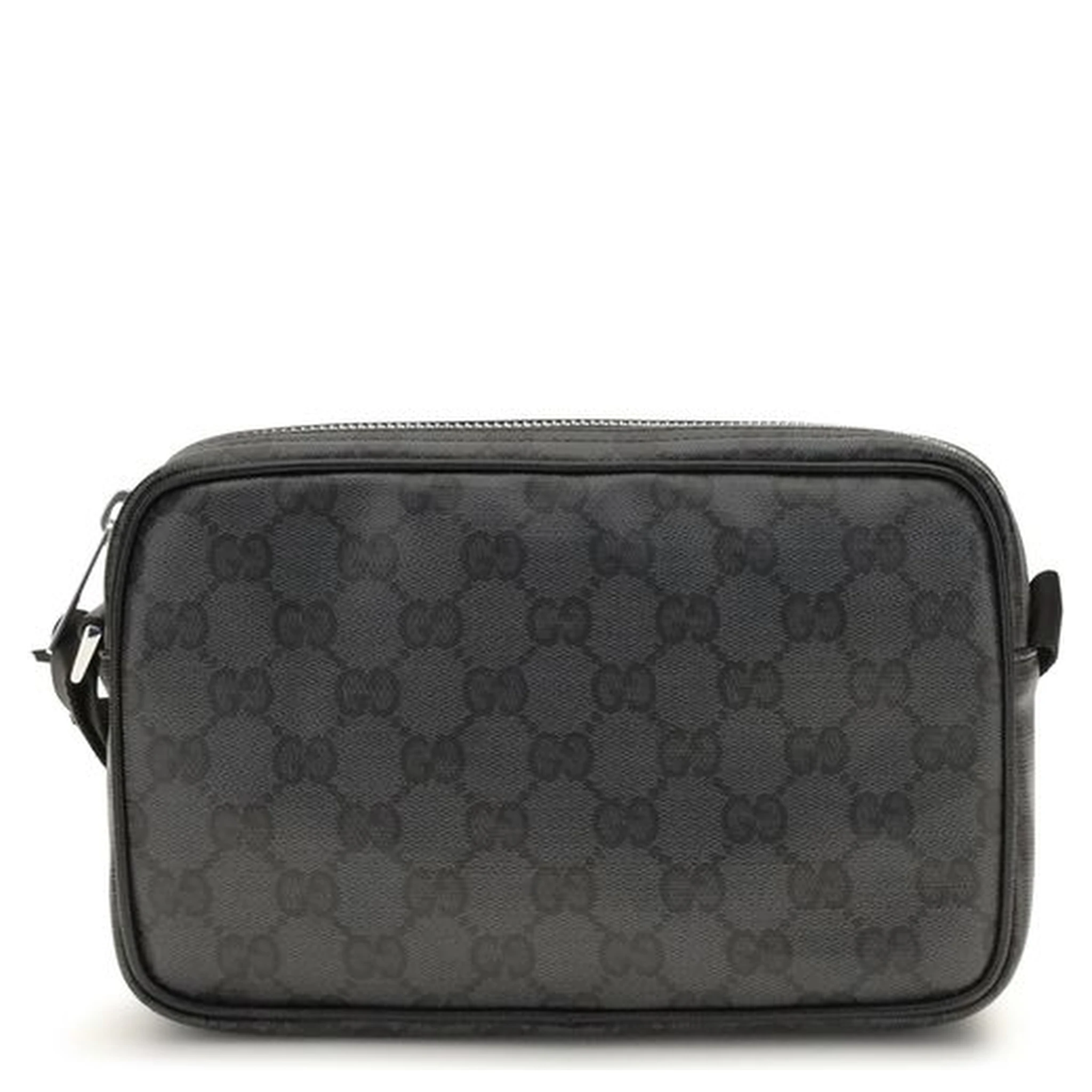 Black Fabric Shoulder Bag