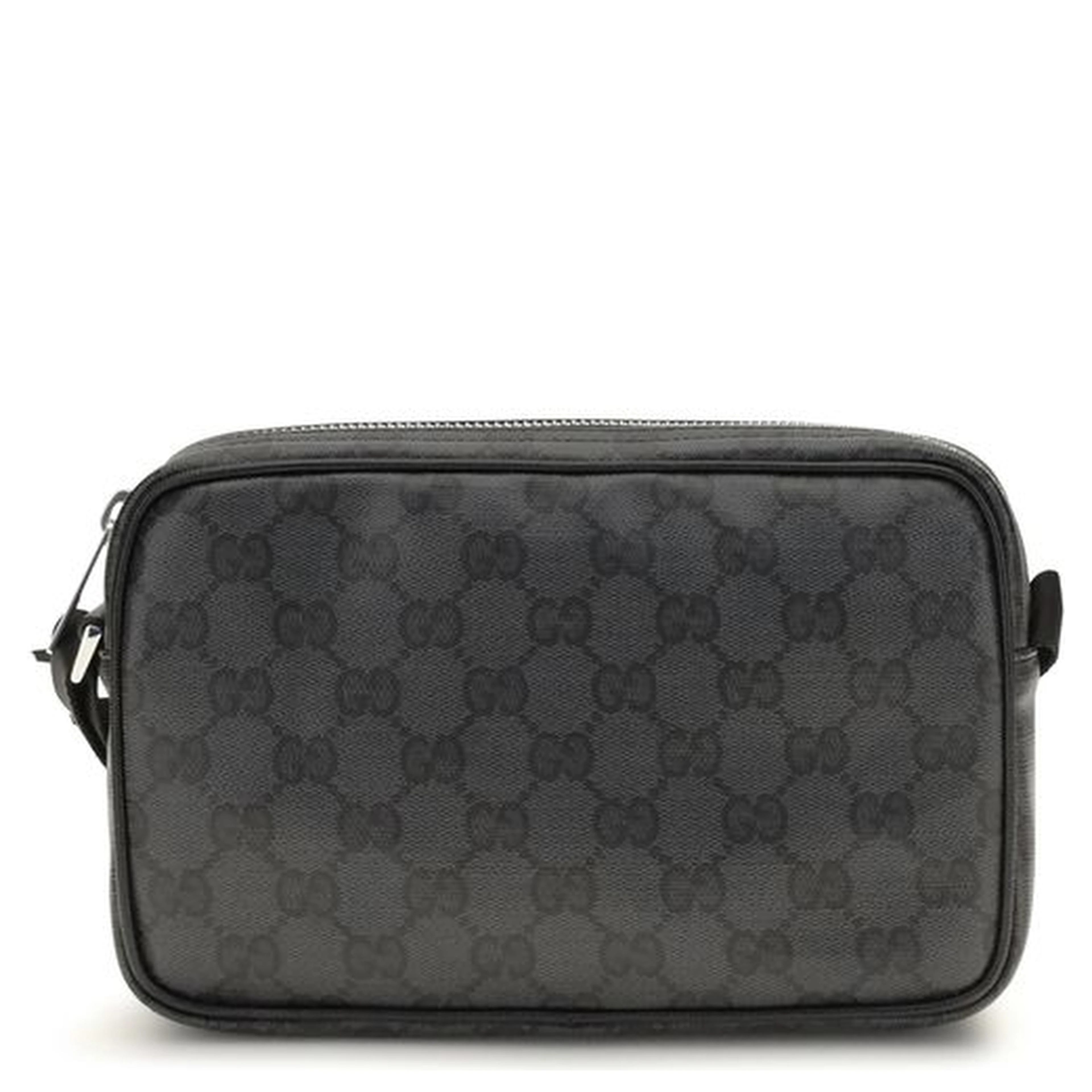Black Fabric Shoulder Bag
