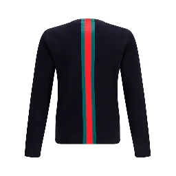 Blue Cotton Sweatshirt