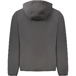 Black Polyester Men's Jacket