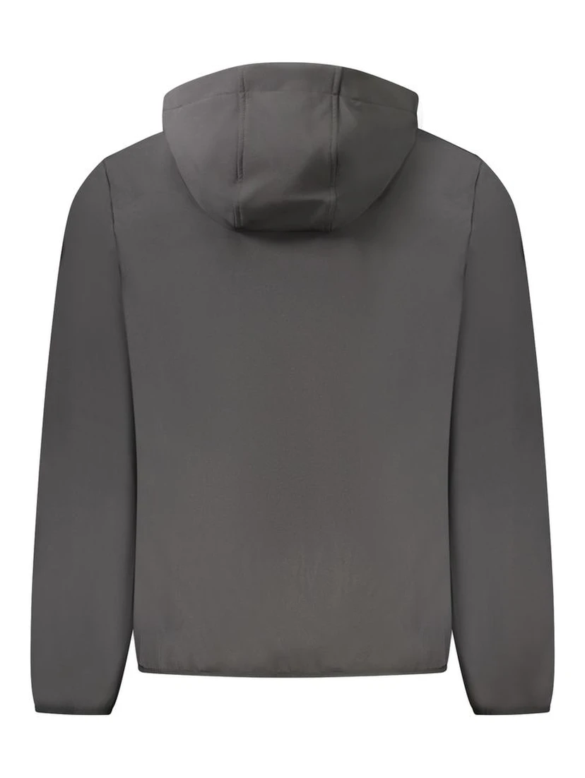 Black Polyester Men's Jacket