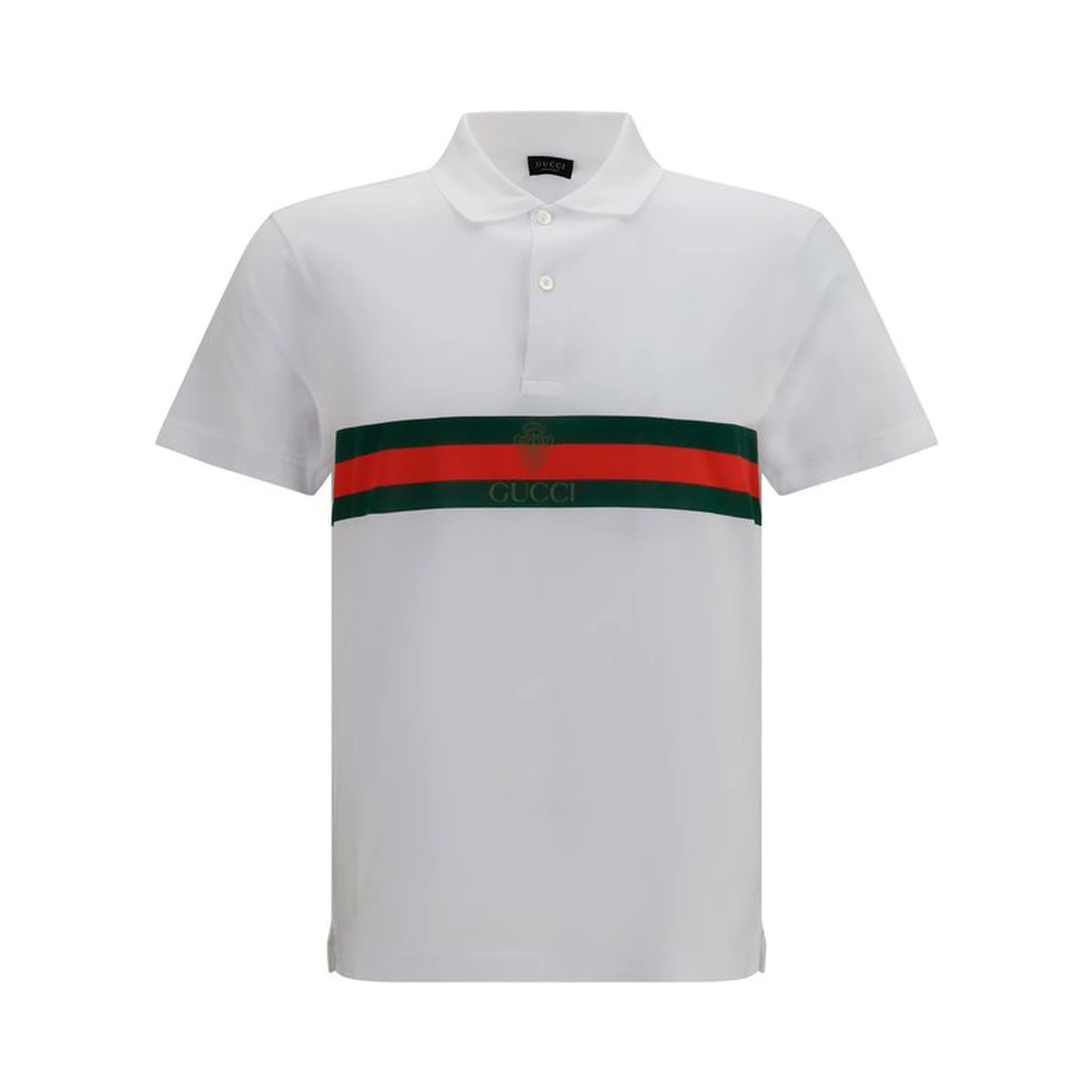 White Cotton Polo Shirt