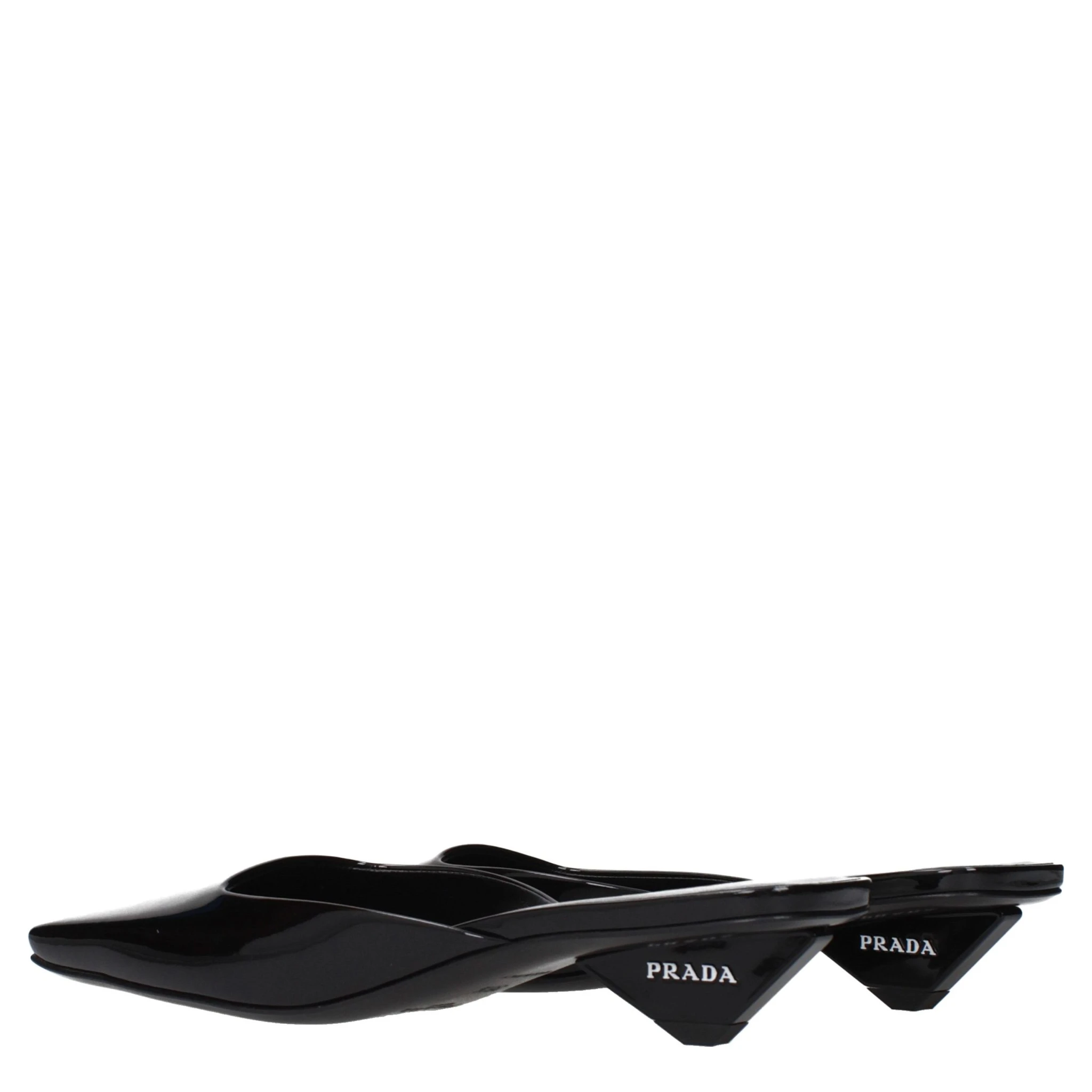 Black Leather Flat Sandals