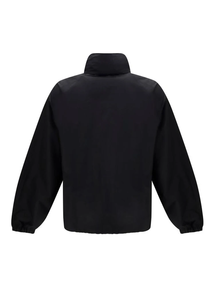 Black Cotton Full-Length Jacket alternative