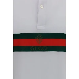 White Cotton Polo Shirt