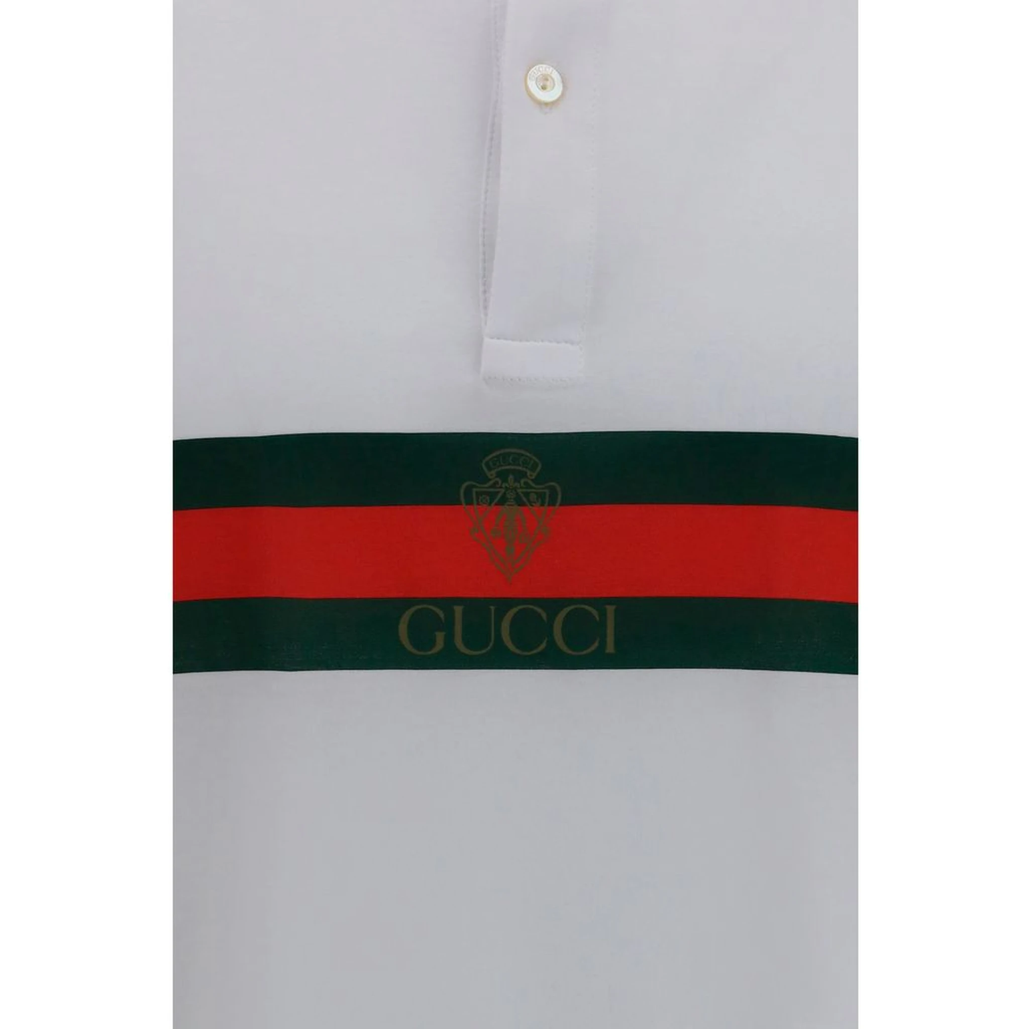 White Cotton Polo Shirt