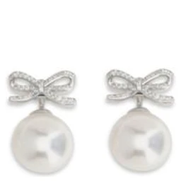 Silver Brass Earrings
