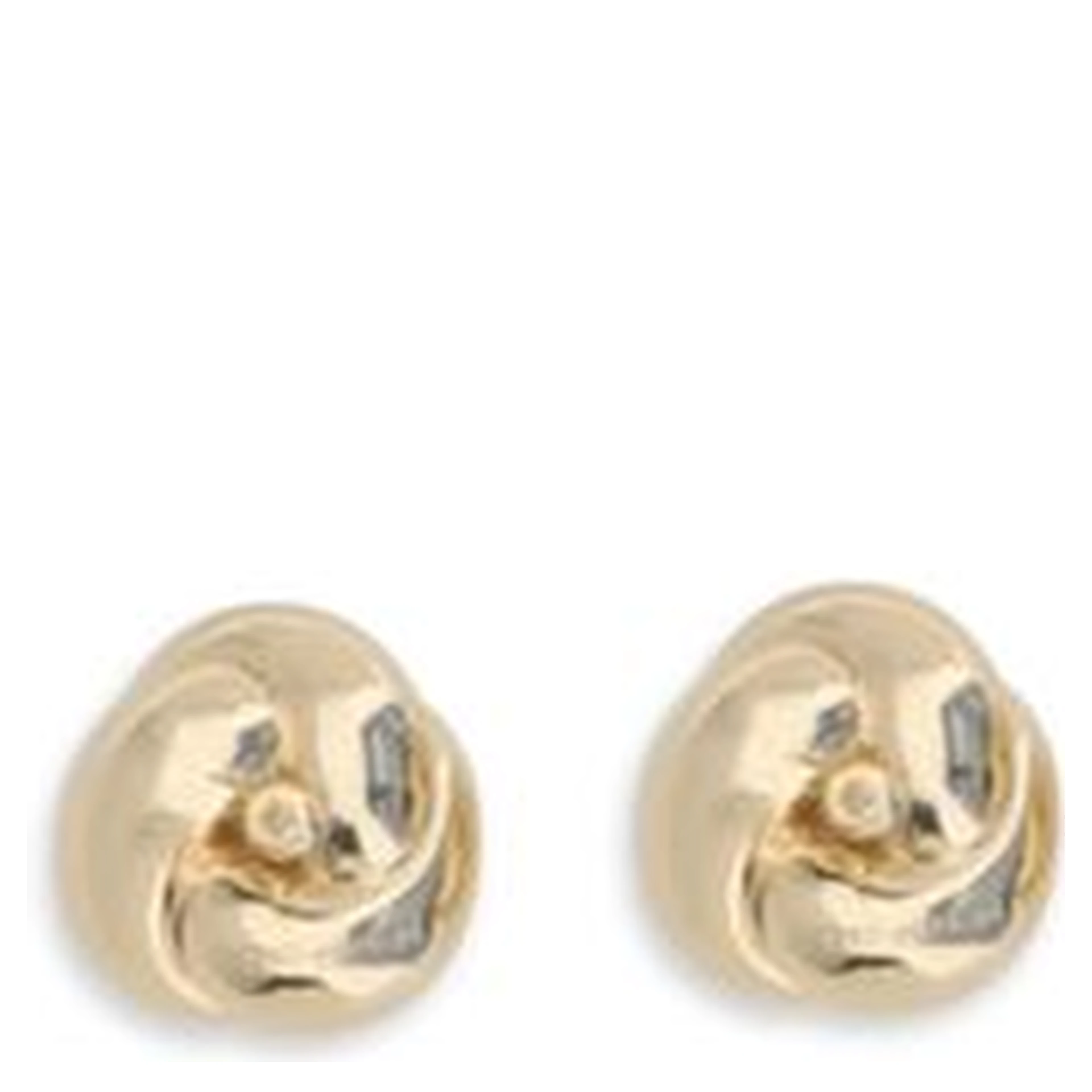 Gold Brass Earrings