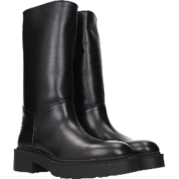 Black Leather Boots