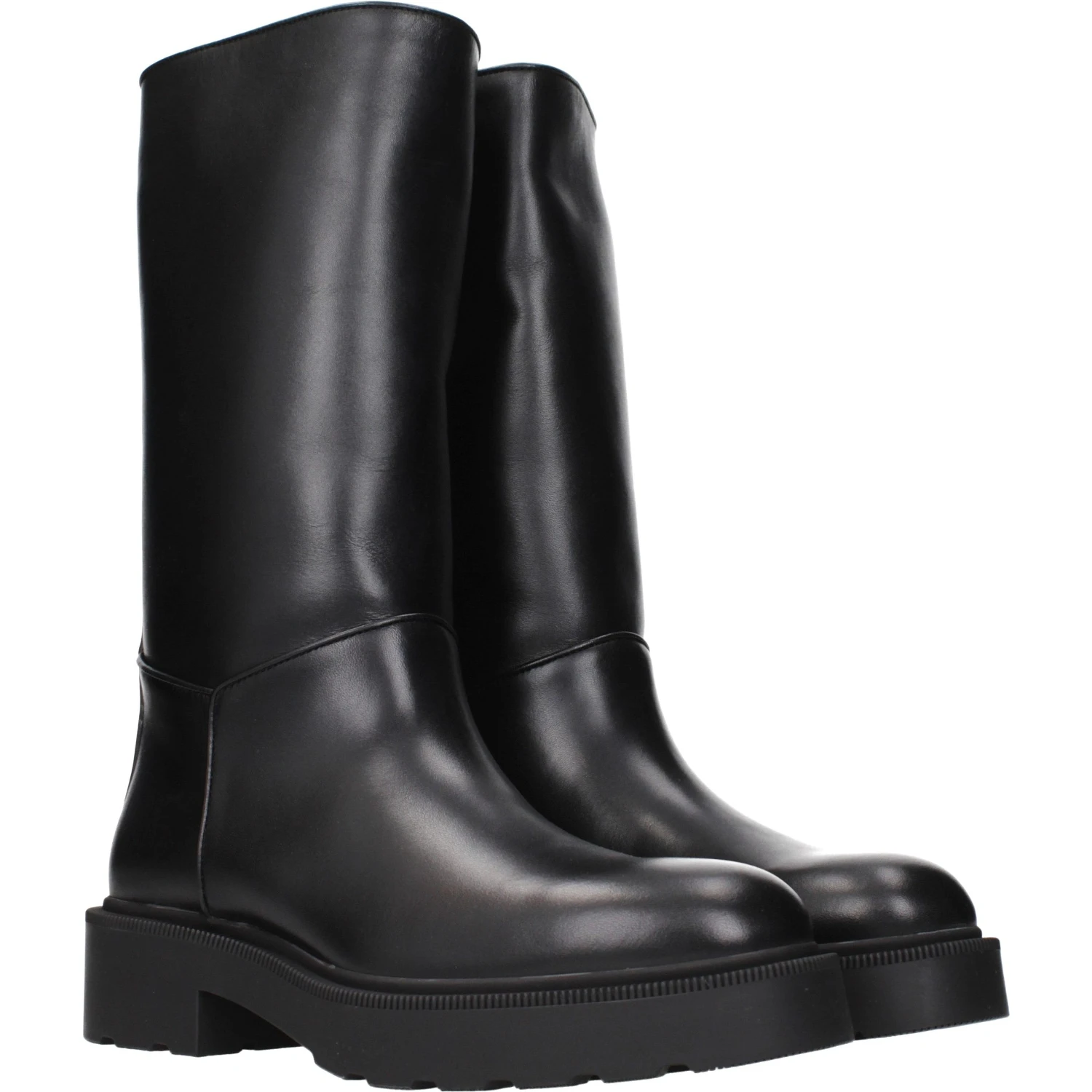 Black Leather Boots