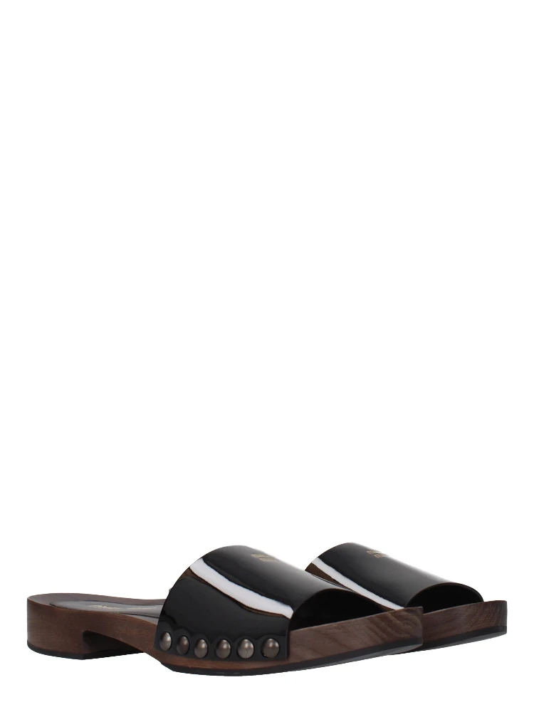 Black Leather Slippers alternative
