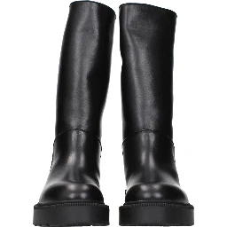 Black Leather Boots