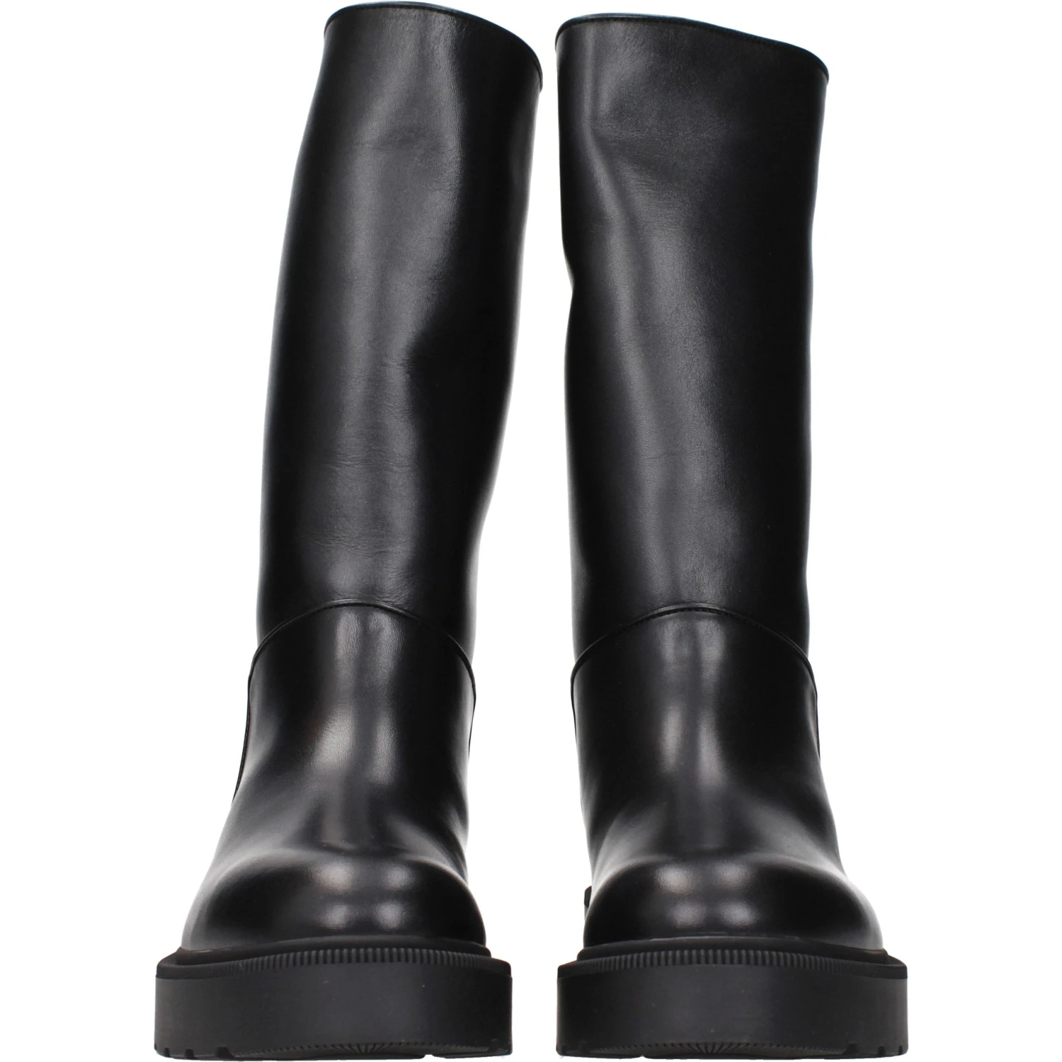 Black Leather Boots