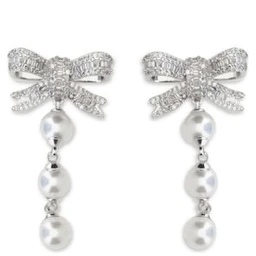 Silver Brass Earrings